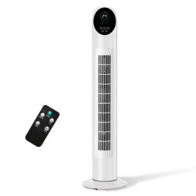 TF-36BR 34inch Tower Fan for Bedroom,Oscillating Floor Fans for indoors with 3 Modes 3 Speeds , 9H Timer